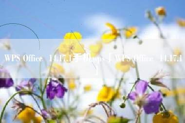 WPS Office 14.17.1手机wps「WPS Office 14.17.1」