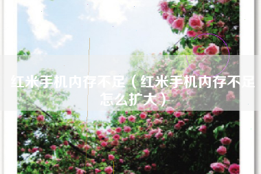 红米手机内存不足(红米手机内存不足怎么扩大)